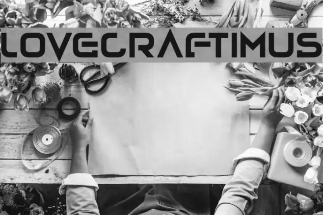 Lovecraftimus Font examples