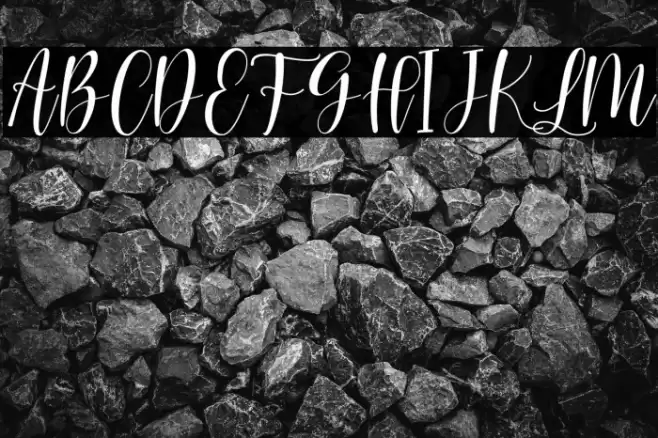 Loved Heart Script Font examples