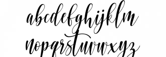 Loved Heart Script Caratteri MINUSCOLO