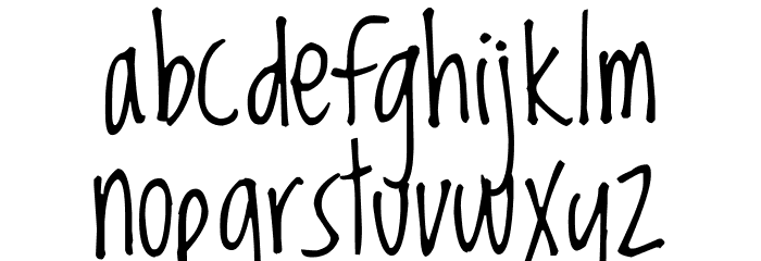 Loved by the King Font LOWERCASE