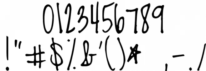 LovedbytheKing Font OTHER CHARS