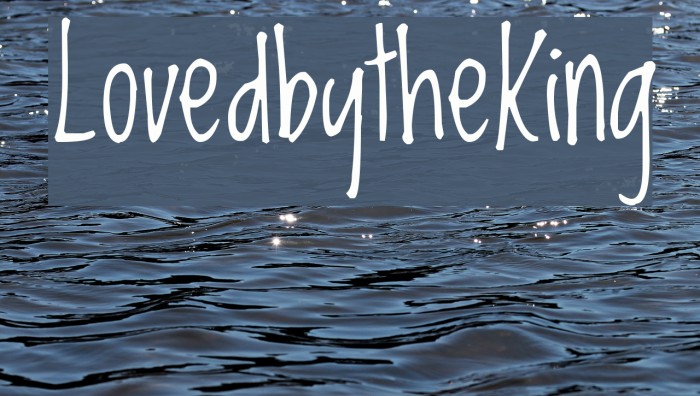 LovedbytheKing Font examples