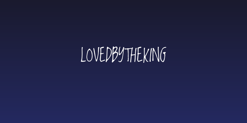 LovedbytheKing Social Header