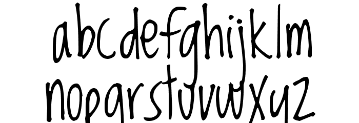 LovedbytheKing Font LOWERCASE