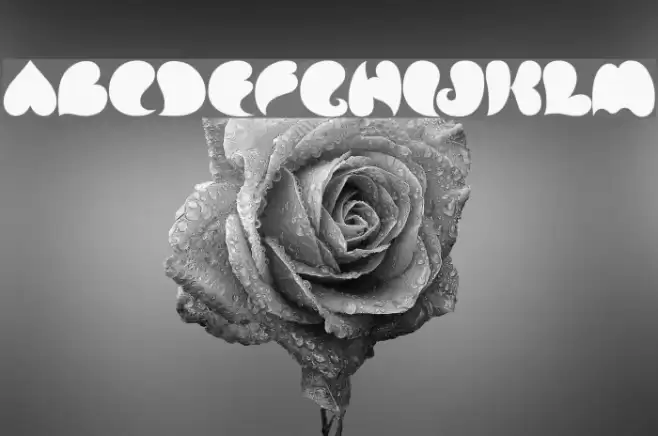 Lovedrops Font examples