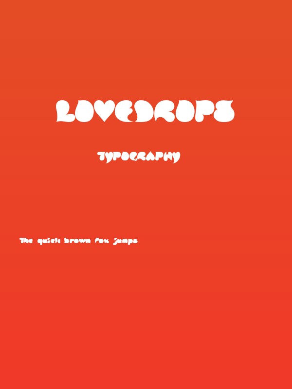 Lovedrops Poster