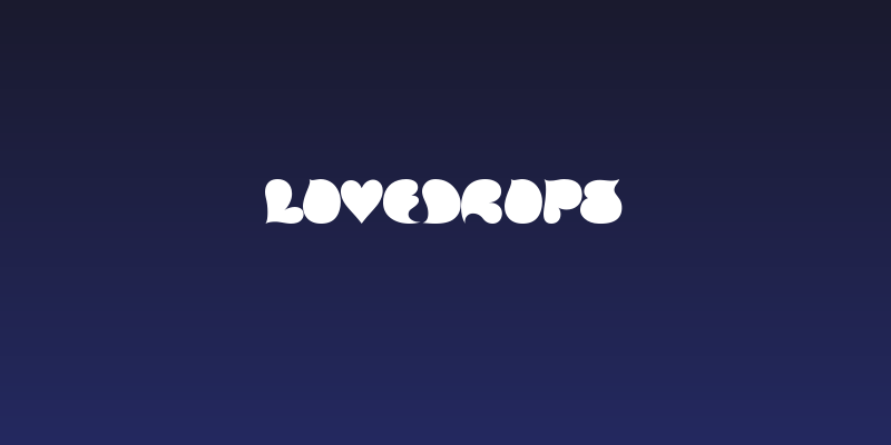 Lovedrops Social Header