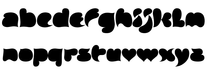 Lovedrops Font LOWERCASE