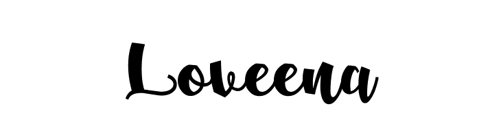 Loveena  font caratteri gratis