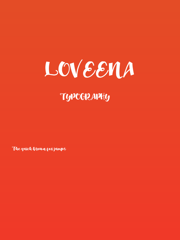 Loveena Poster