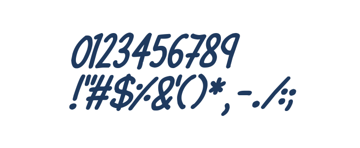 Lovehearts XYZ Italic Other Characters