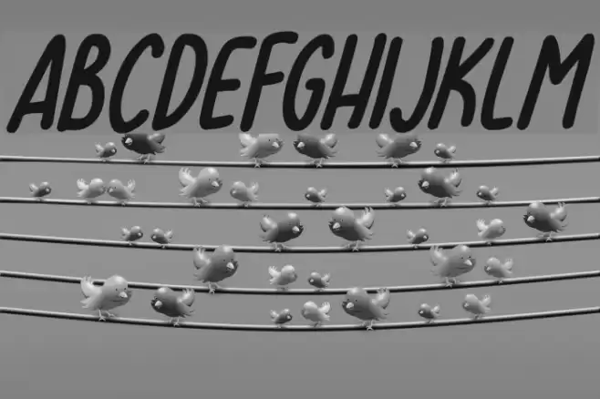 Lovehearts XYZ Italic Font examples