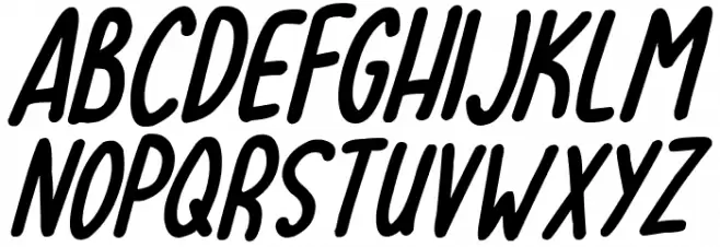 Lovehearts XYZ Italic خط أحرف صغيرة