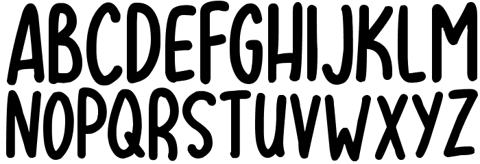 Lovehearts XYZ Font LOWERCASE