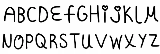 Loveisintheair Regular Schriftart Groß