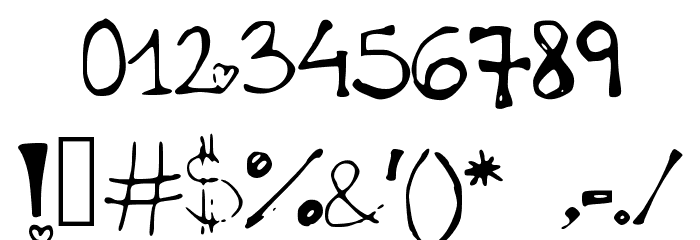 Loveisintheair Font OTHER CHARS