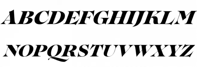 Lovelace Script Trial Extrabold Шрифта ВЕРХНИЙ