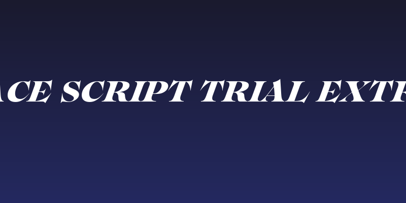 Lovelace Script Trial Extrabold Social Header