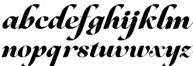 Lovelace Script Trial Extrabold फ़ॉन्ट लोअरकेस