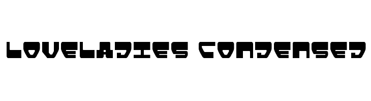 Loveladies Condensed  لخطوط تنزيل