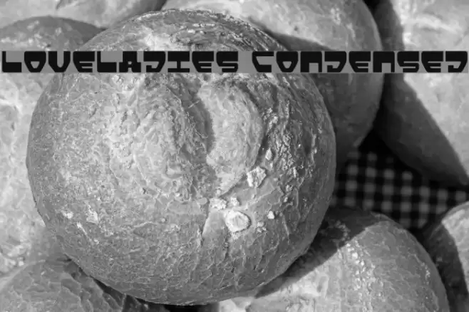 Loveladies Condensed Font examples