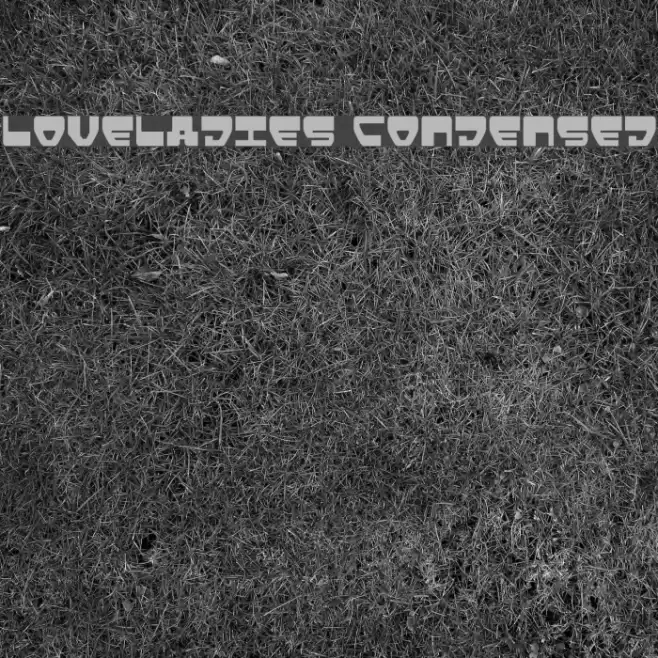 Loveladies Condensed Font examples