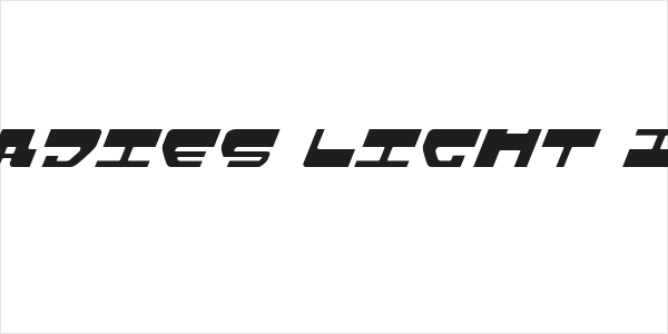 Loveladies Light Italic Logo