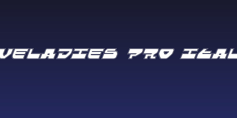 Loveladies Pro Italic Social Header