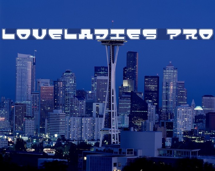 Loveladies Pro Font examples