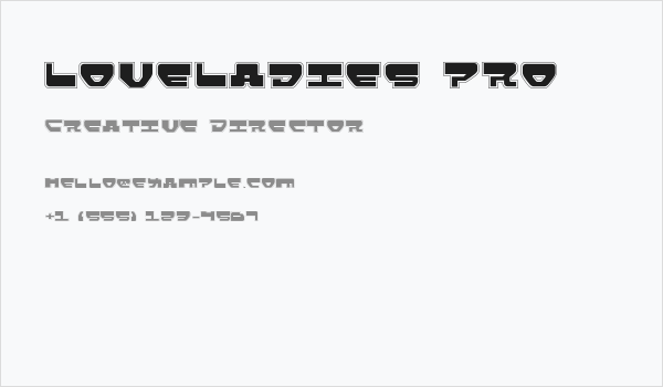 Loveladies Pro Business Card
