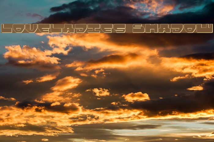 Loveladies Shadow Font examples