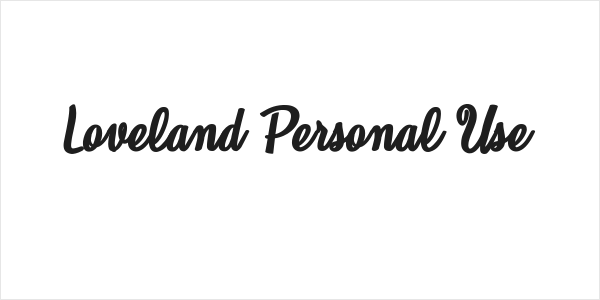 Loveland Personal Use Logo
