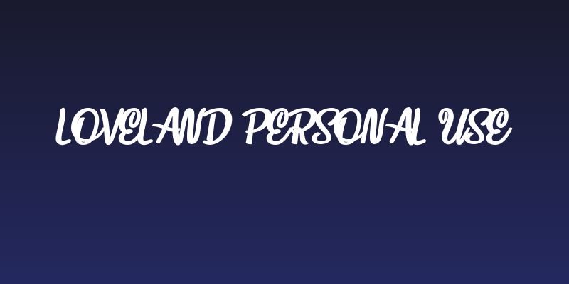 Loveland Personal Use Social Header