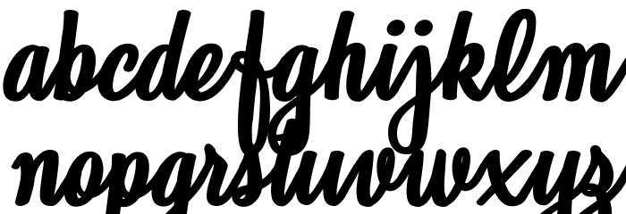 Loveland Personal Use Font LOWERCASE