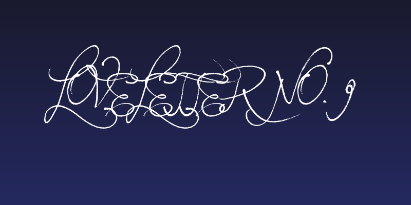 Loveletter No. 9 Social Header