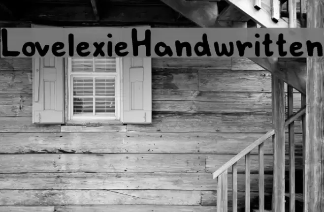 LovelexieHandwritten フォント examples