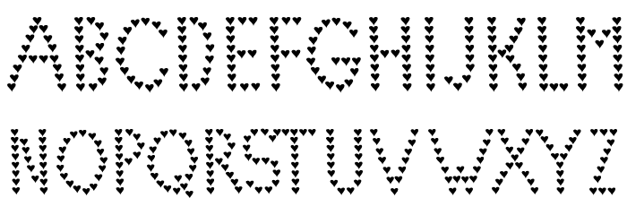 Lovelica Font LOWERCASE