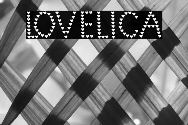 Lovelica Font examples