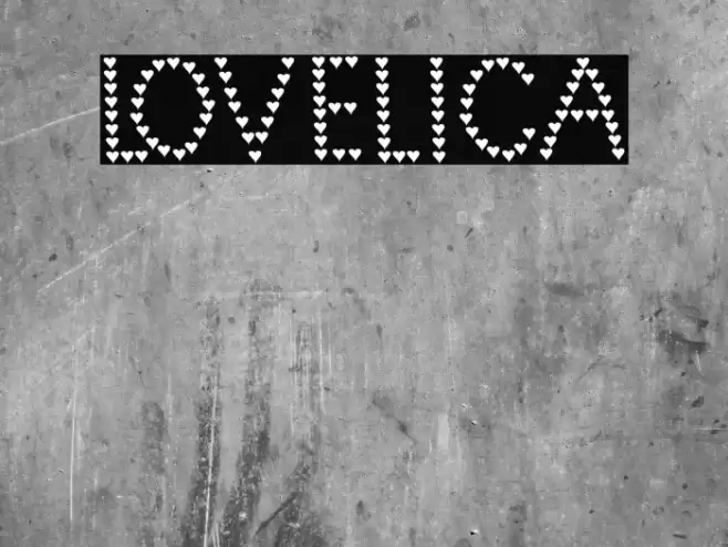 Lovelica Font examples