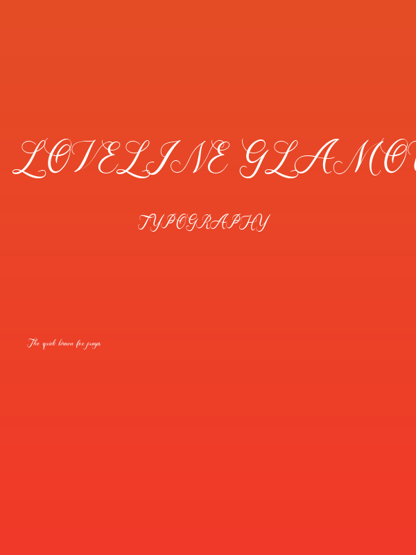 Loveline Glamour Poster