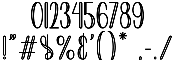 Loveline Font OTHER CHARS