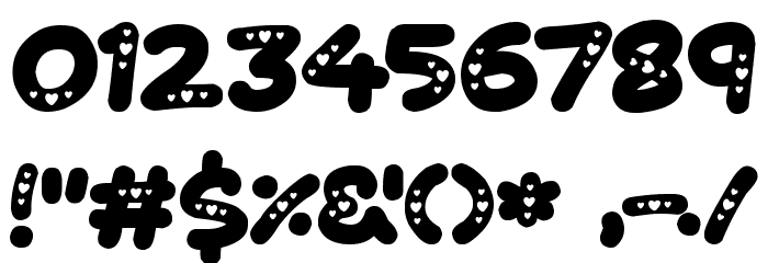 Lovelings Font OTHER CHARS
