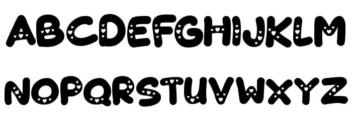 Lovelings Font LOWERCASE