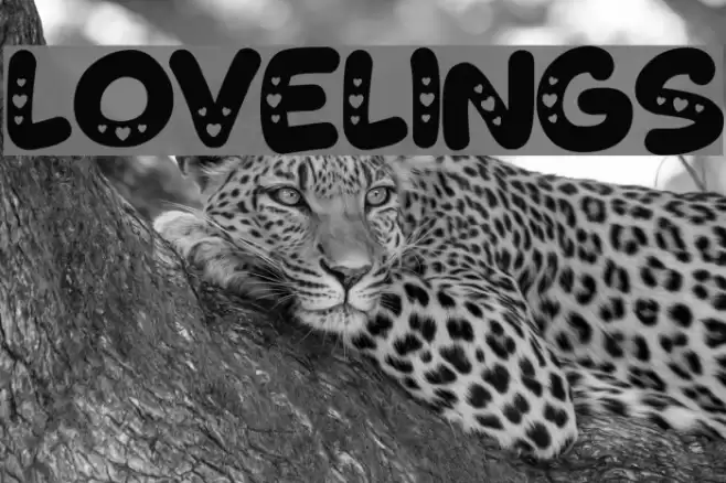 Lovelings Font examples