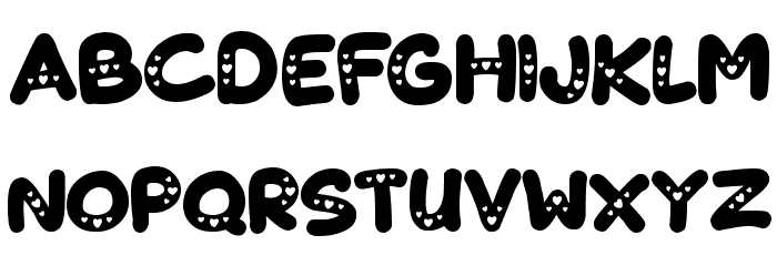 Lovelings Font LOWERCASE
