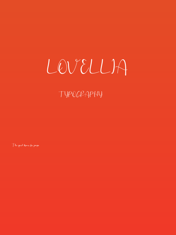 Lovellia Poster