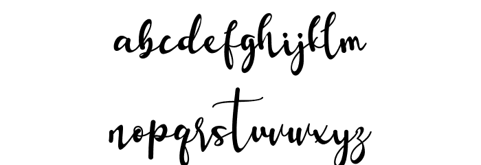Lovellia Font LOWERCASE