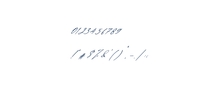 Lovelly Amsterdam Italic Other Characters