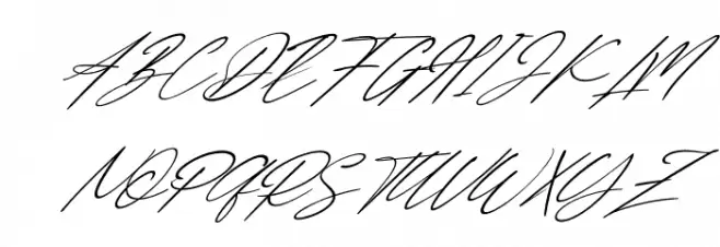 Lovelly Amsterdam Italic फ़ॉन्ट अपरकेस