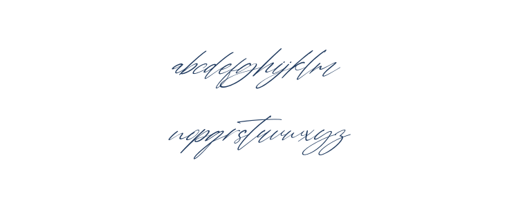 Lovelly Amsterdam Italic Lowercase